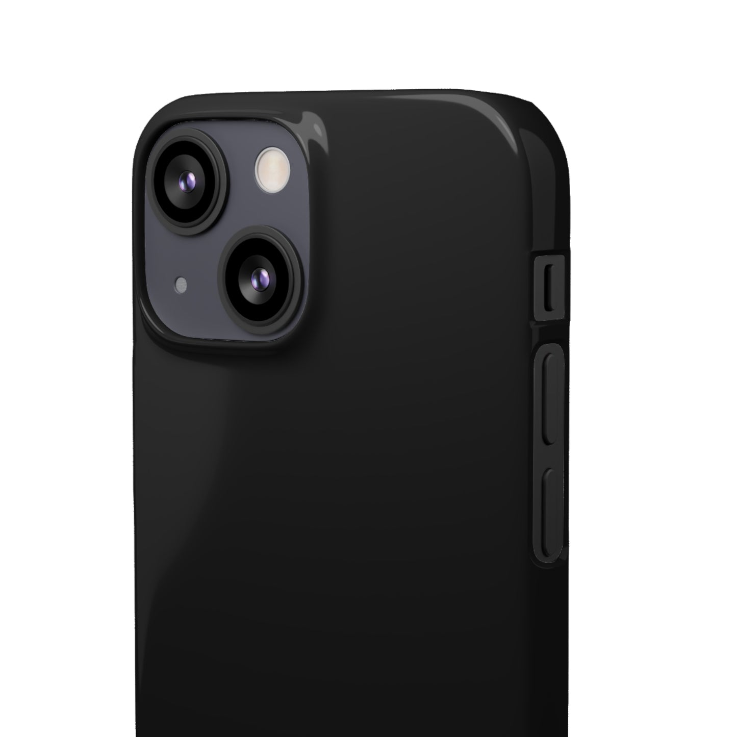 Pure Black - iPhone Snap Case