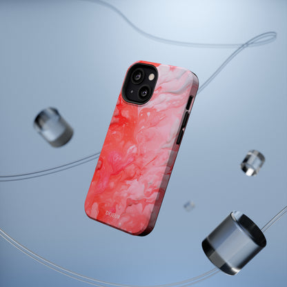 Rose Pink Marble - iPhone MagSafe Tough Case