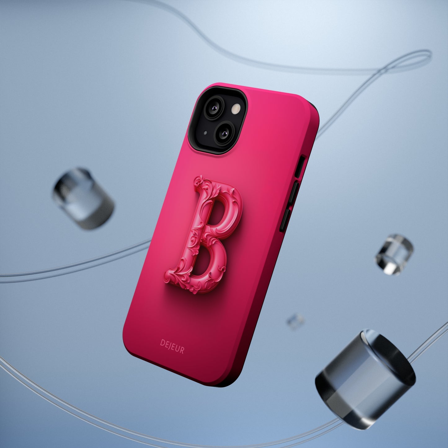 B Hot Pink - iPhone MagSafe Tough Case