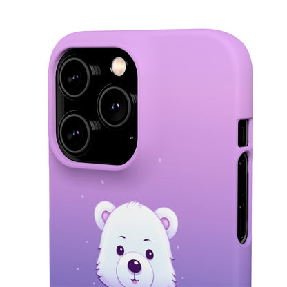 Violet Bear - iPhone Snap Case