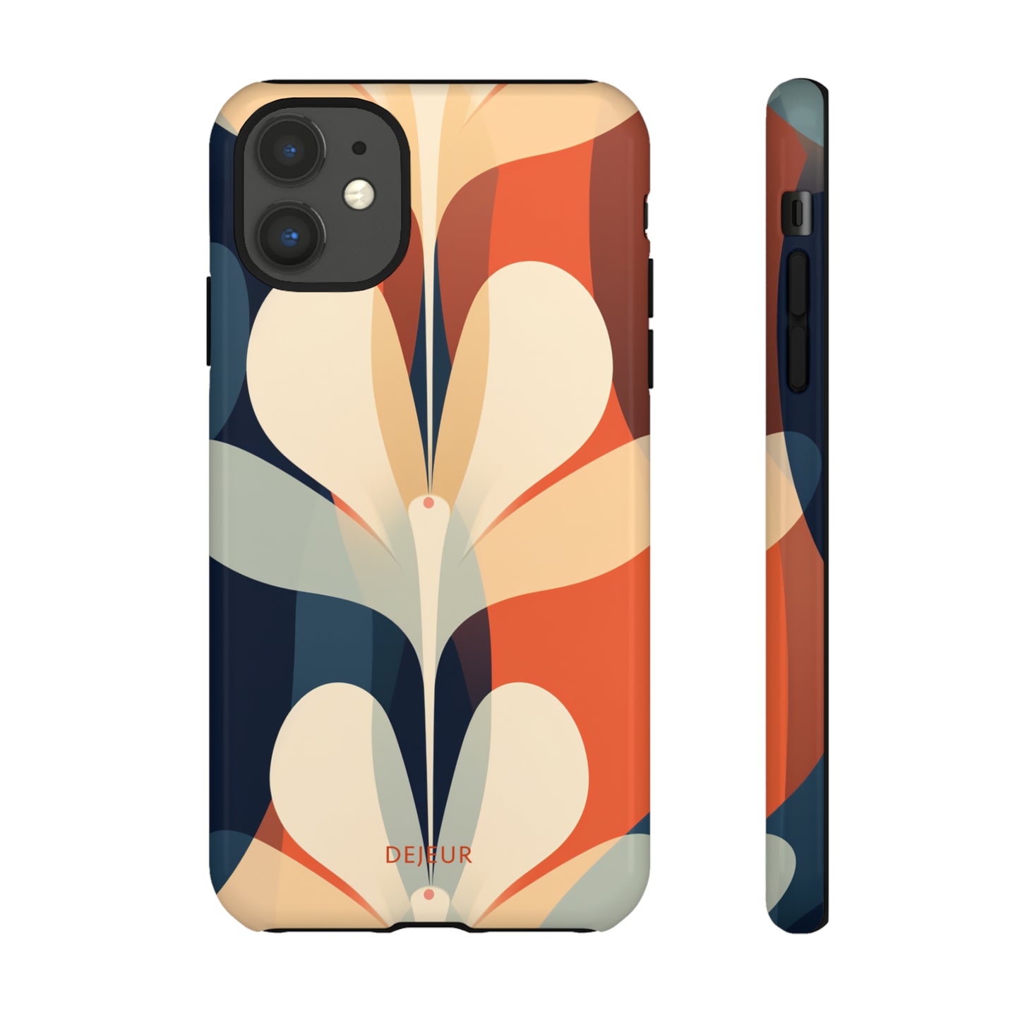 Floral Pattern Symmetrical - iPhone Tough Case