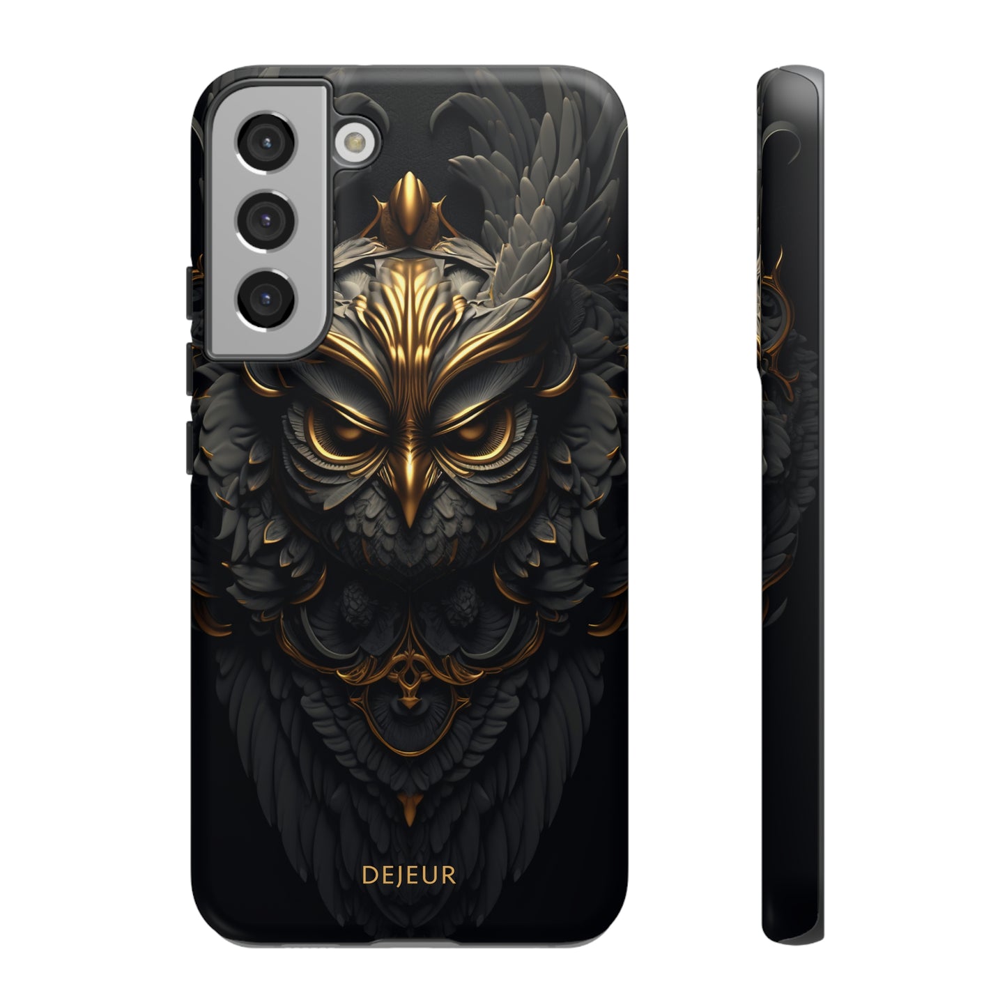 Golden Dark Owl - Samsung Galaxy Tough Case