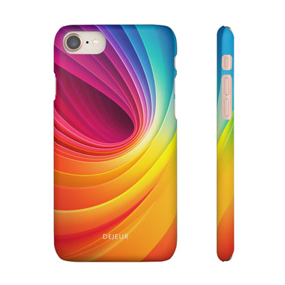 Rainbow Swirl - iPhone Snap Case