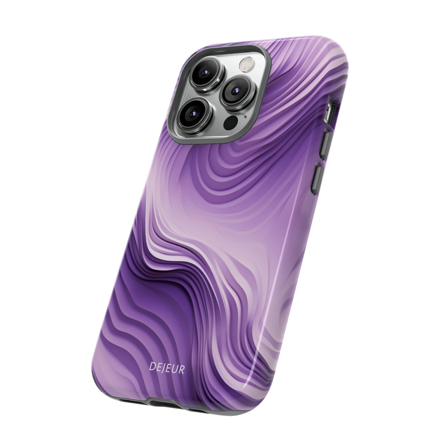 Violet Waves - iPhone Tough Case