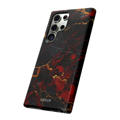 Dark Crimson Marble - Samsung Galaxy Tough Case