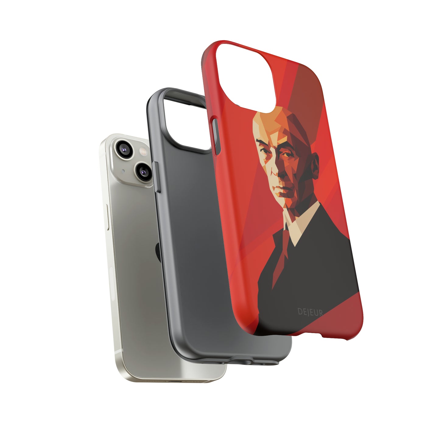 Oppenheimer Minimalist Portrait - iPhone Tough Case