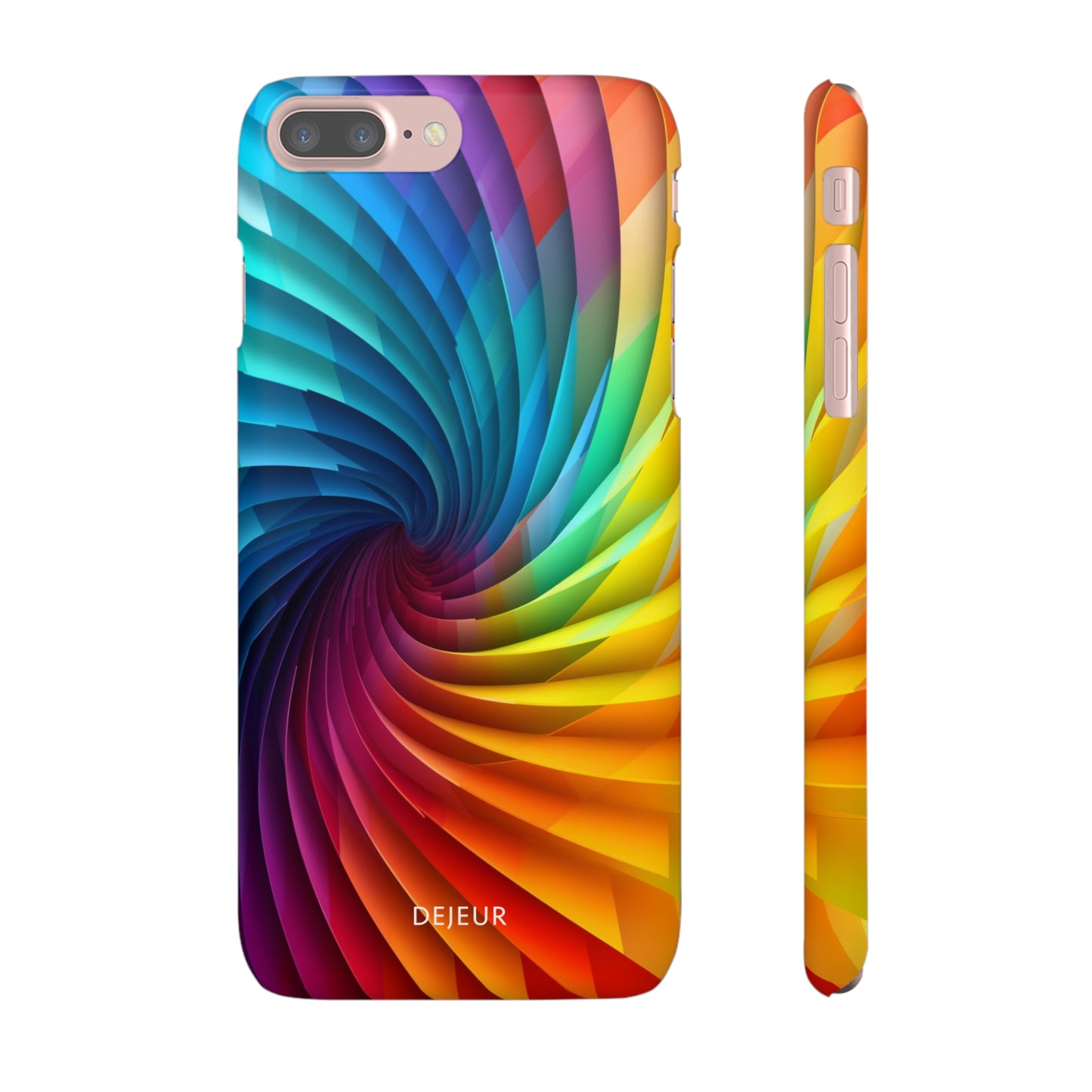 Rainbow Spiral - iPhone Snap Case