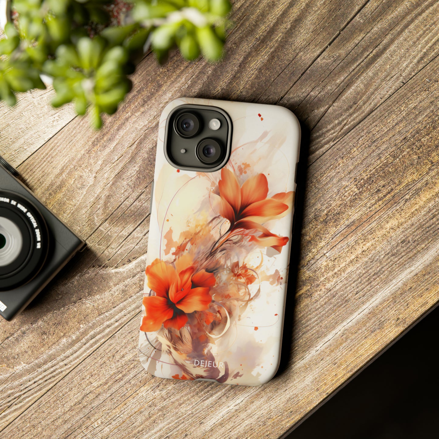 Classic Floral Beige - iPhone Tough Case