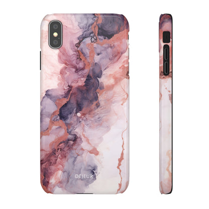 Royal Purple Marble - iPhone Snap Case