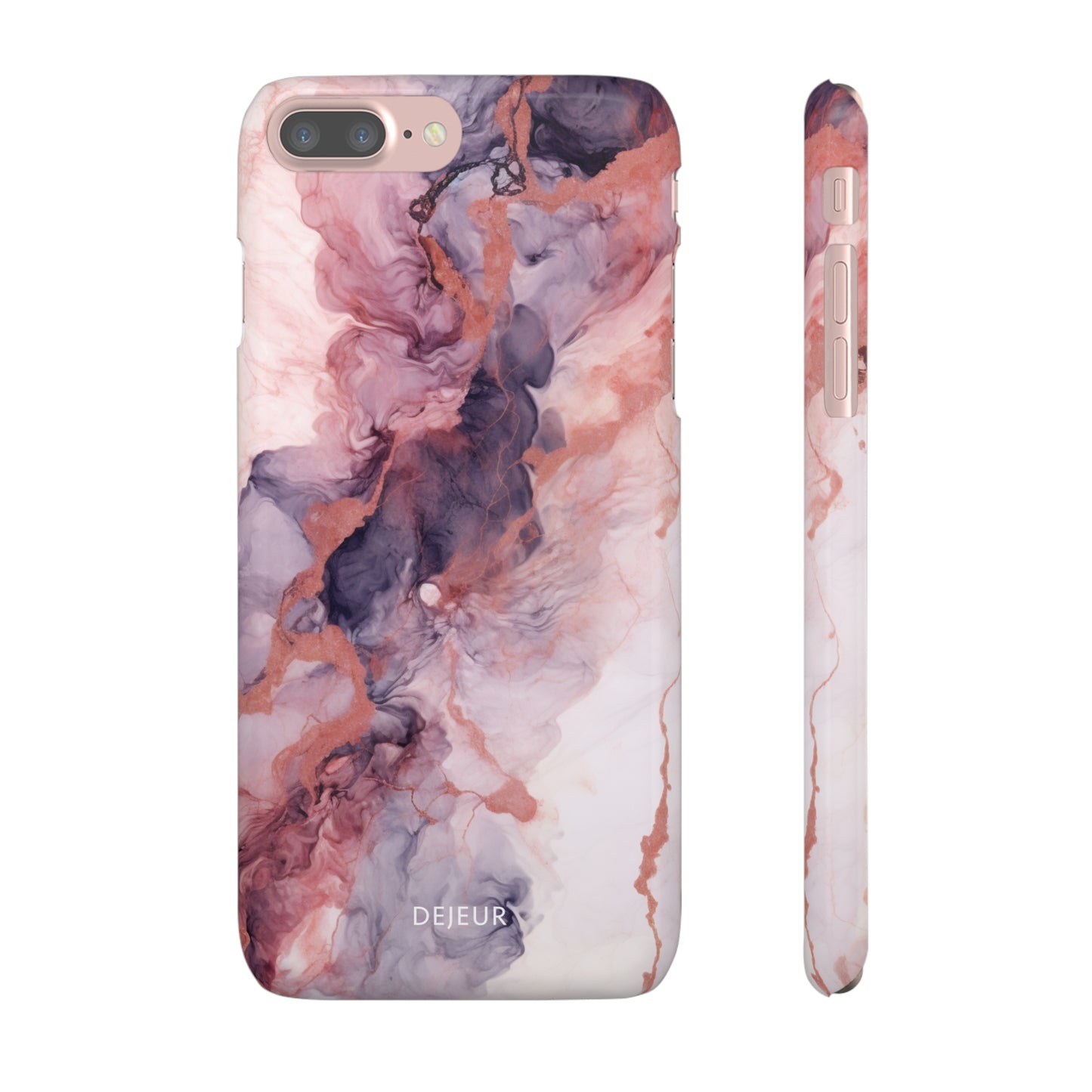 Royal Purple Marble - iPhone Snap Case