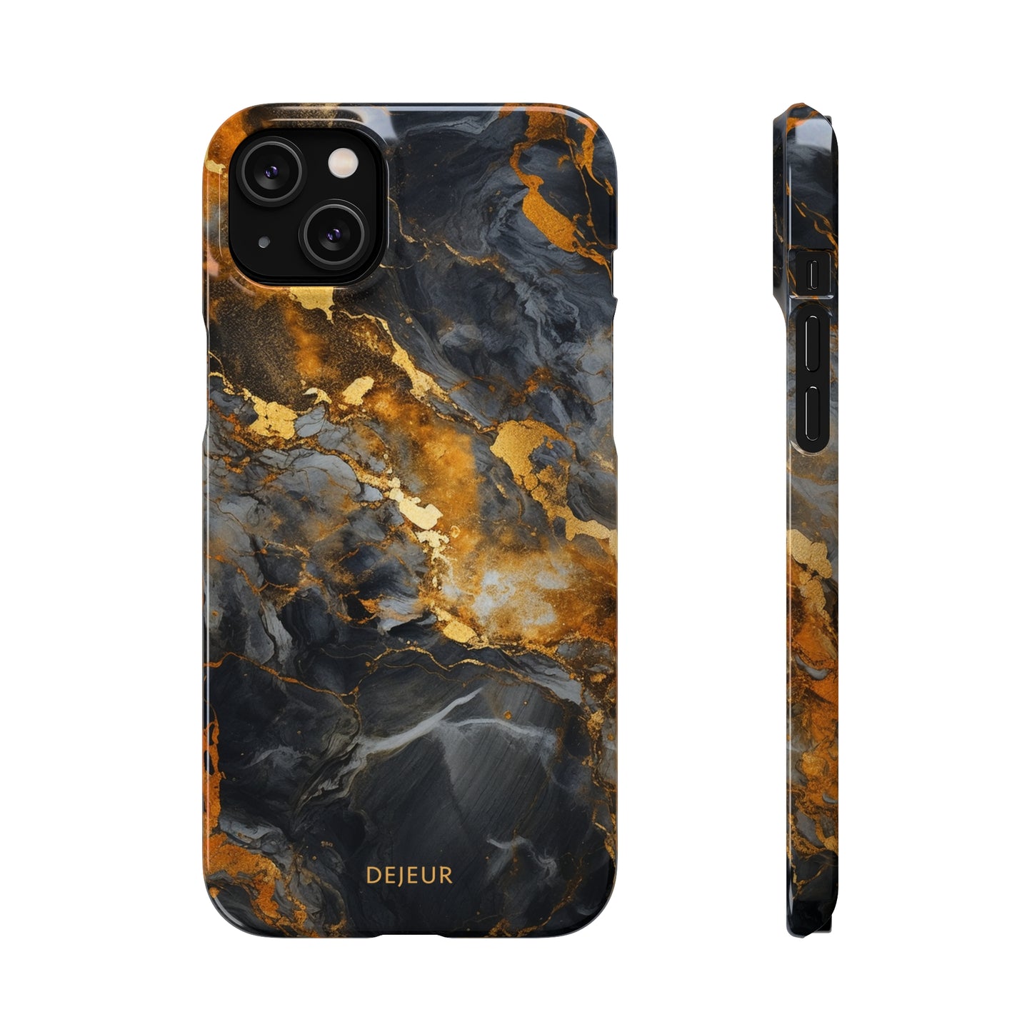 Platinum Gold Marble - iPhone Snap Case