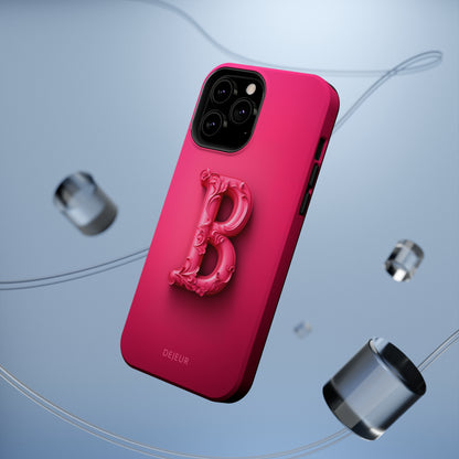 B Hot Pink - iPhone MagSafe Tough Case