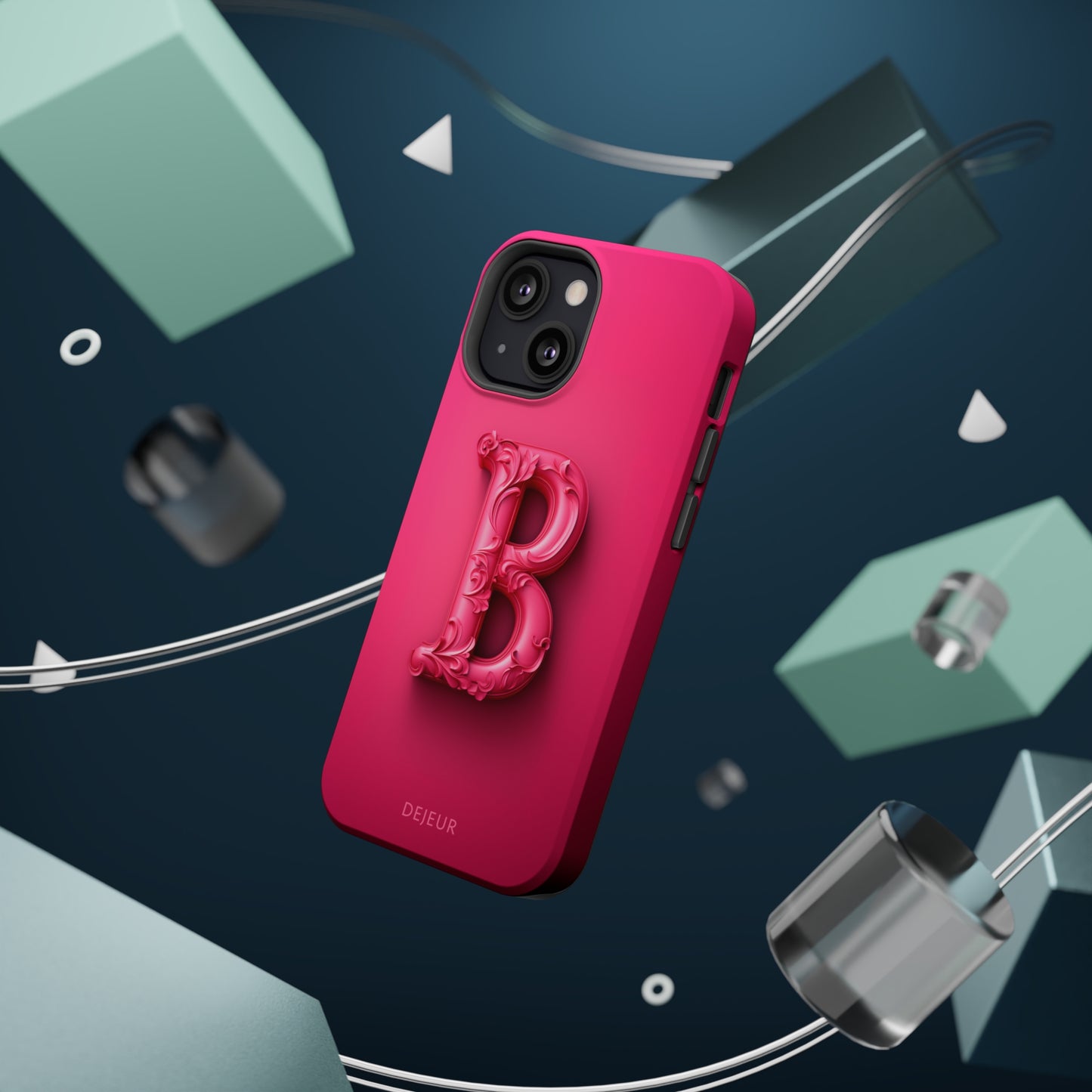 B Hot Pink - iPhone MagSafe Tough Case