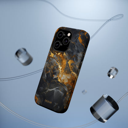 Platinum Gold Marble - iPhone MagSafe Tough Case