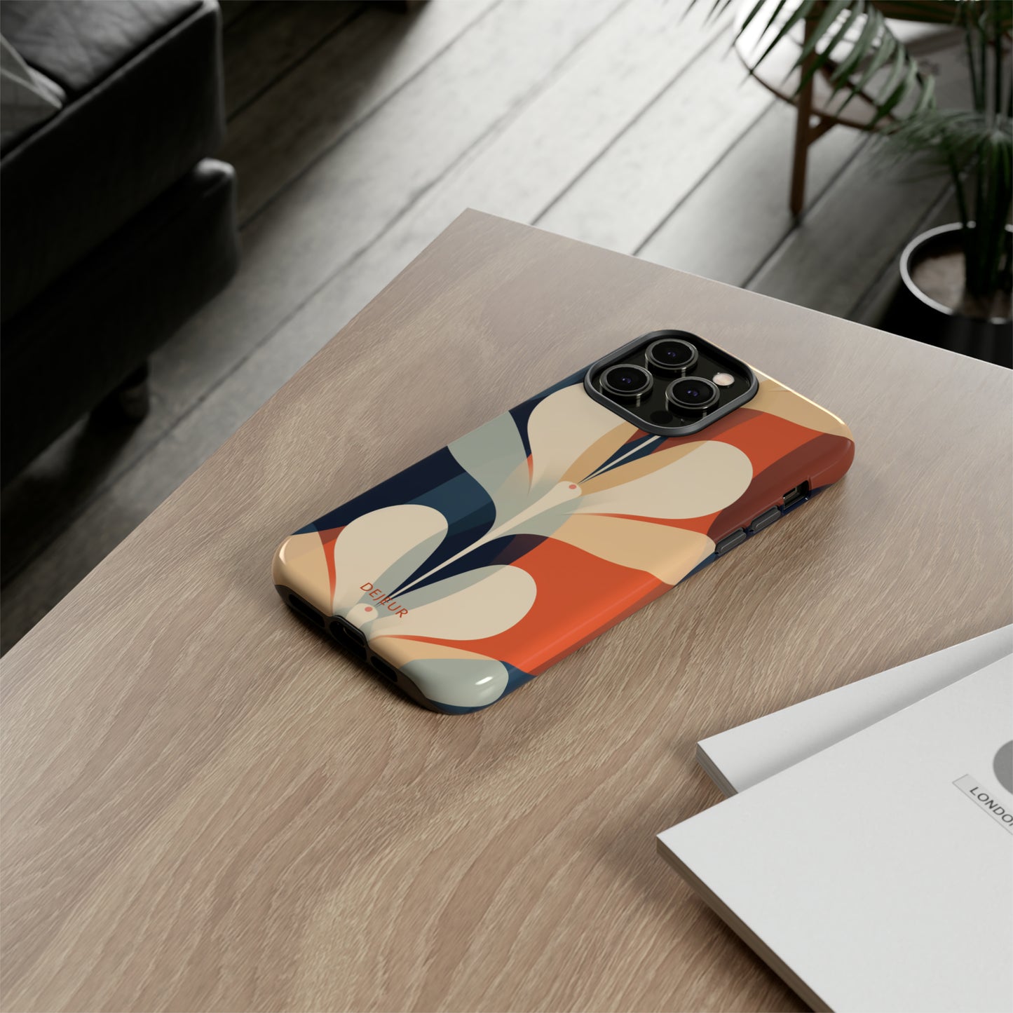 Floral Pattern Symmetrical - iPhone Tough Case