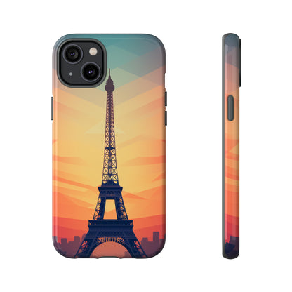 Eiffel Tower Sunset - iPhone Tough Case