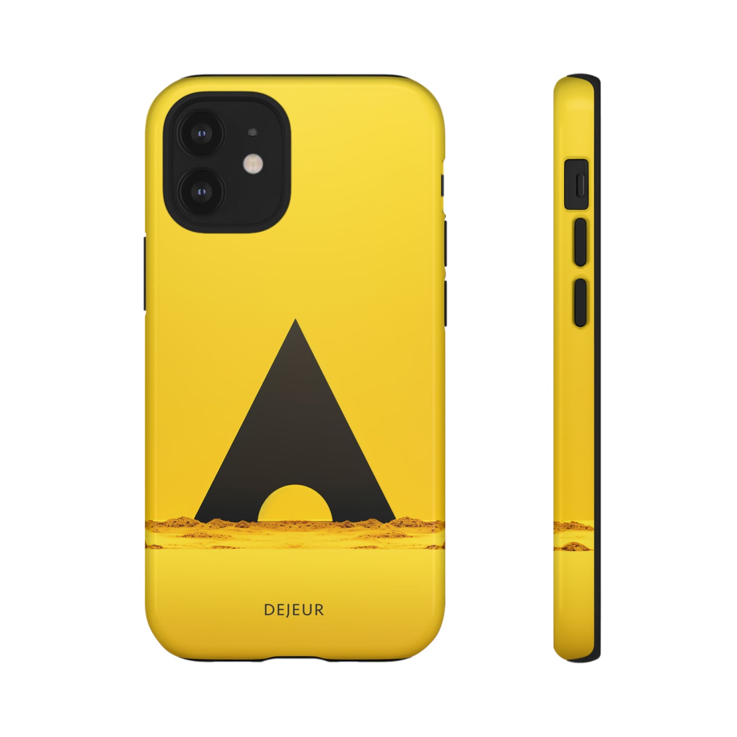 Sun Triangle Yellow - iPhone Tough Case