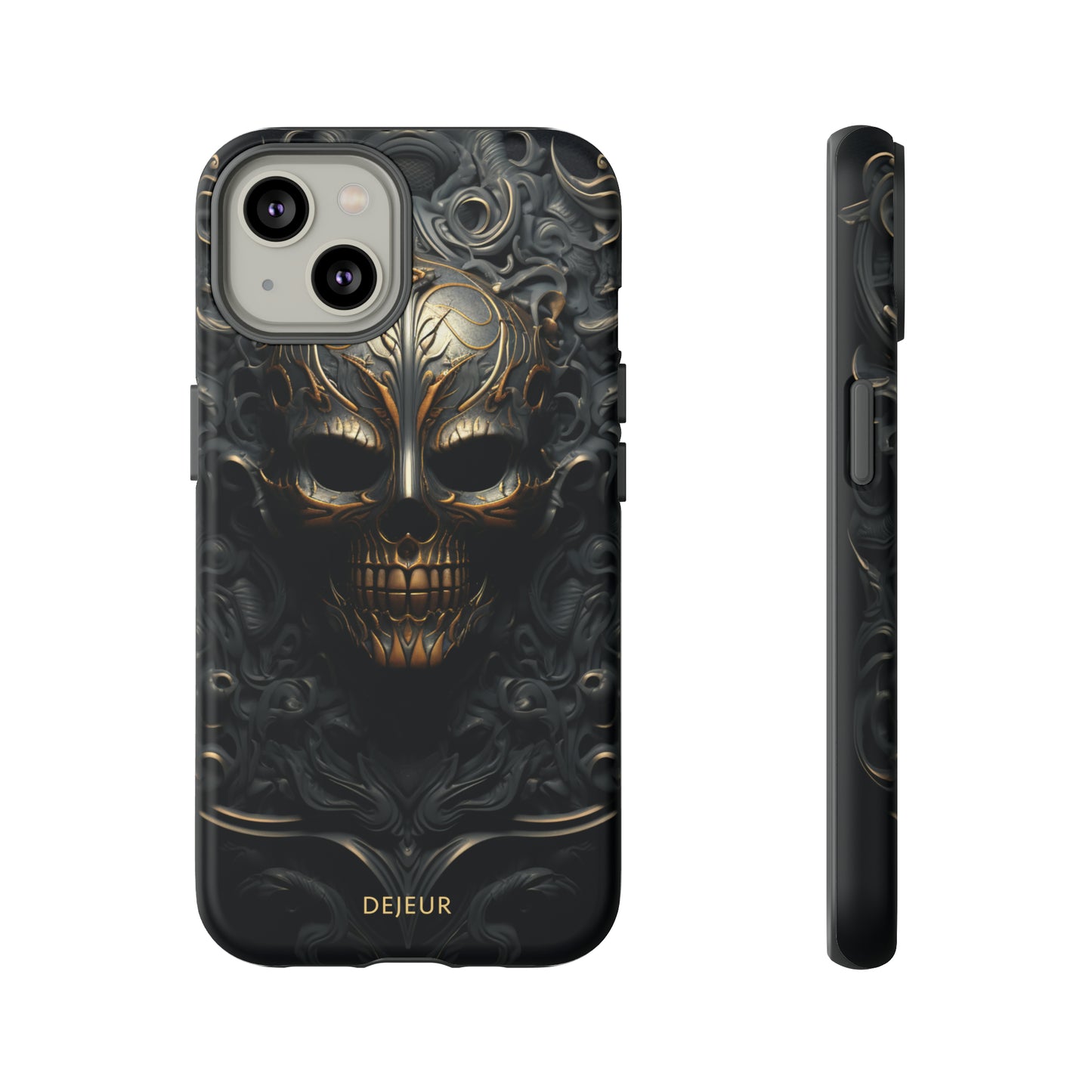 Dark Bronze Skull - iPhone Tough Case