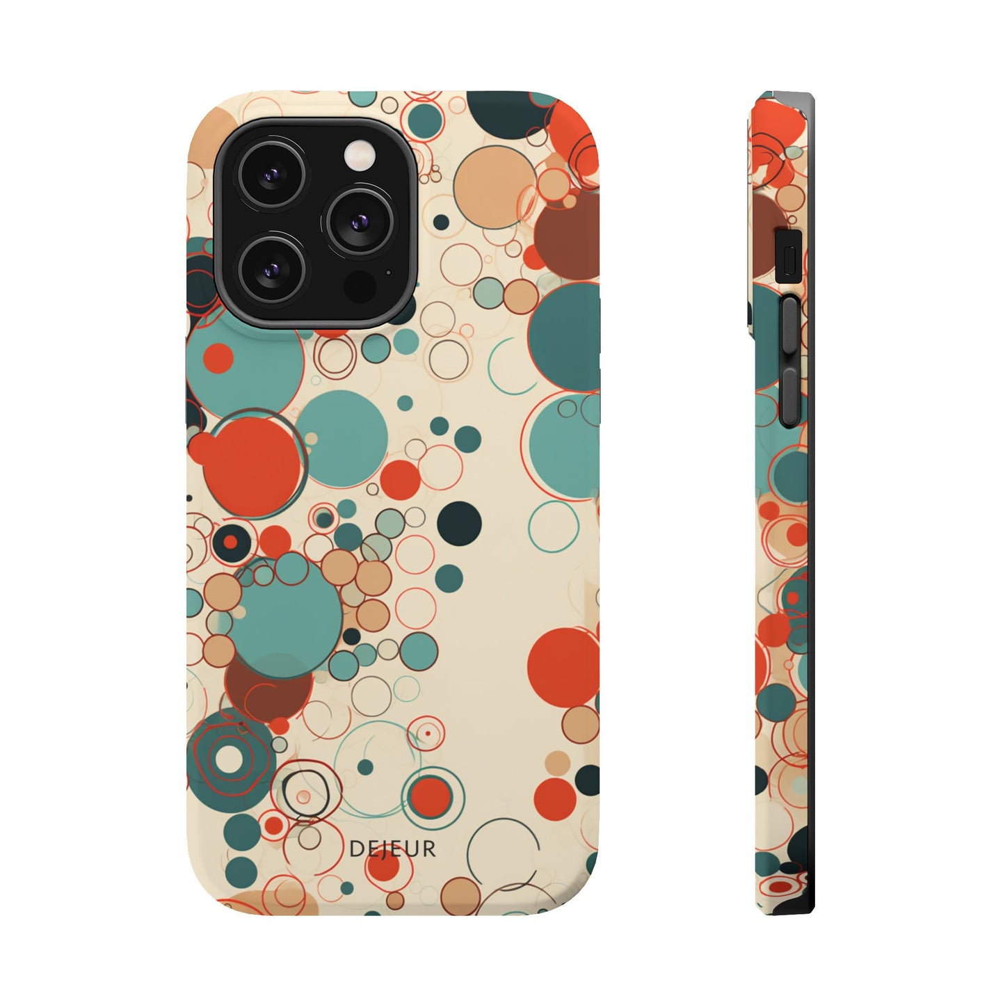 Pastel Line Circles - iPhone MagSafe Tough Case