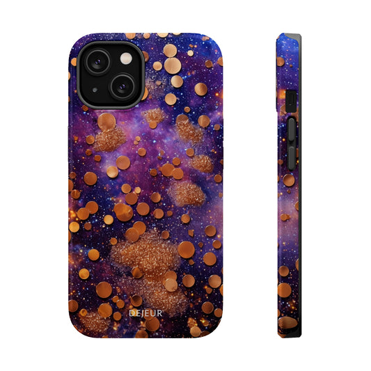 Cosmic Glitter Circles - iPhone MagSafe Tough Case