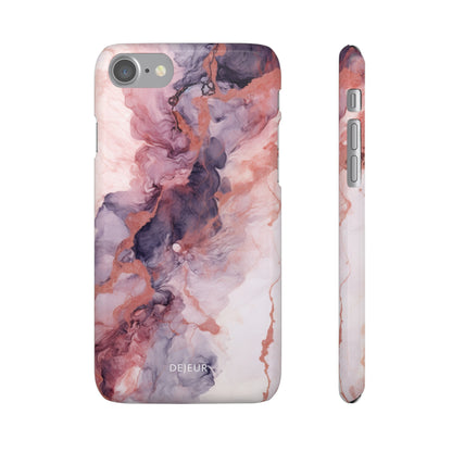 Royal Purple Marble - iPhone Snap Case