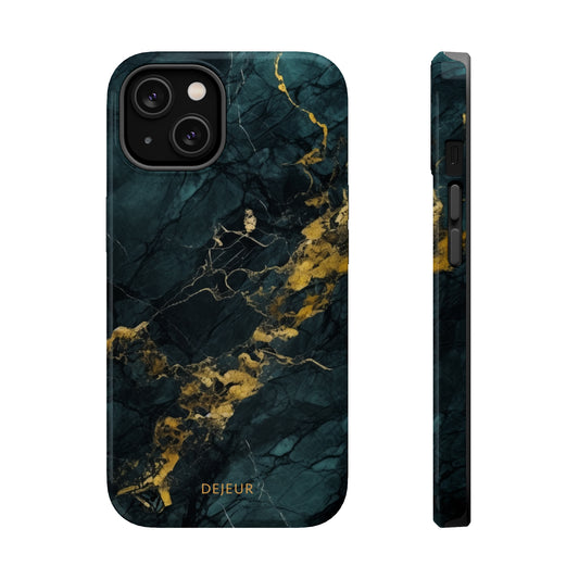 Gold Shadow Marble - iPhone MagSafe Tough Case