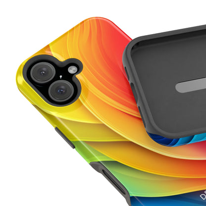 Rainbow Layers - iPhone MagSafe Tough Case