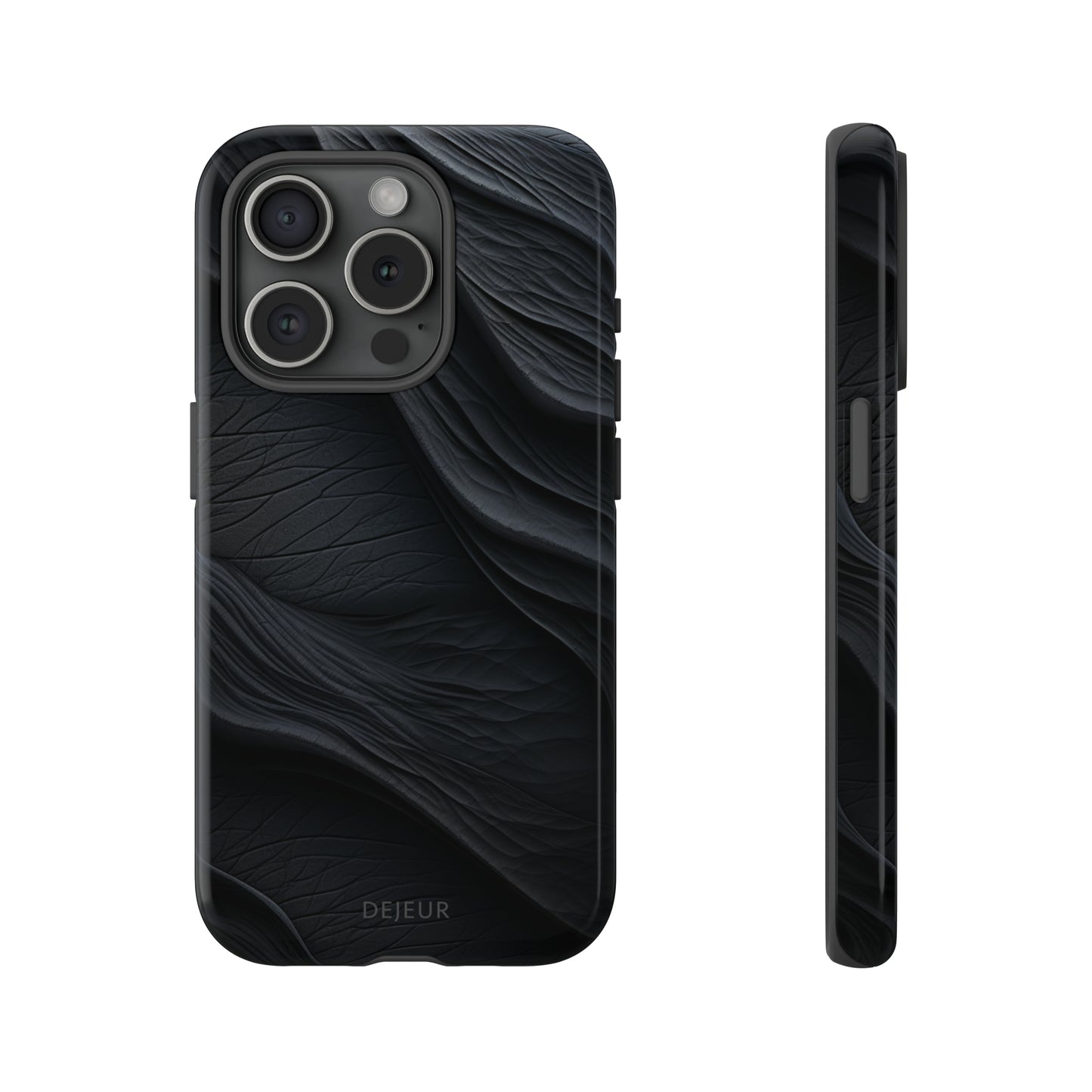 Charcoal Ripples - iPhone Tough Case