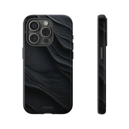 Charcoal Ripples - iPhone Tough Case