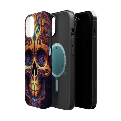 Paisley Skull - iPhone MagSafe Tough Case