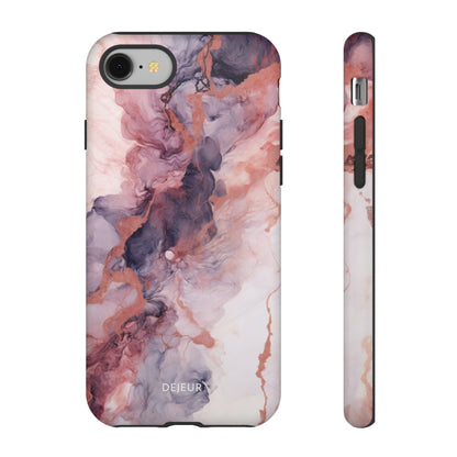 Royal Purple Marble - iPhone Tough Case