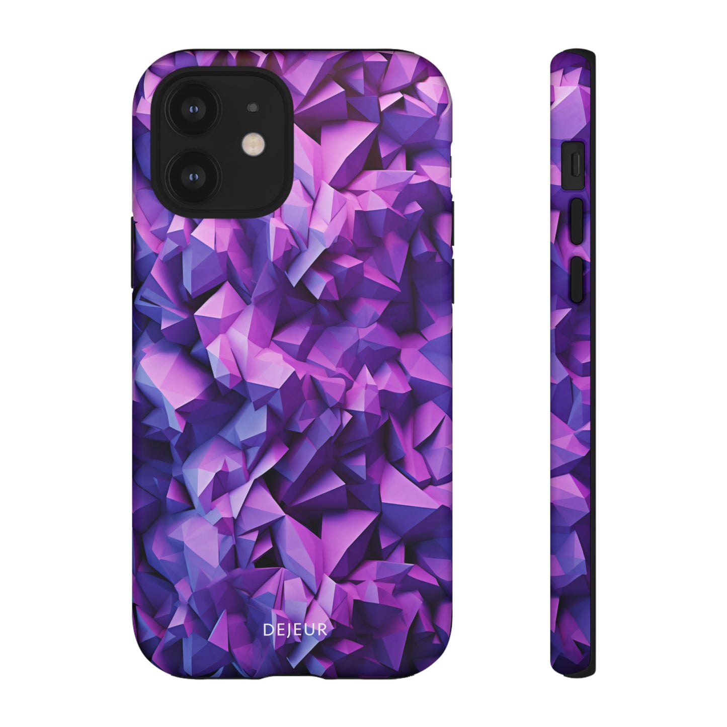 3D Purple Pattern - iPhone Tough Case