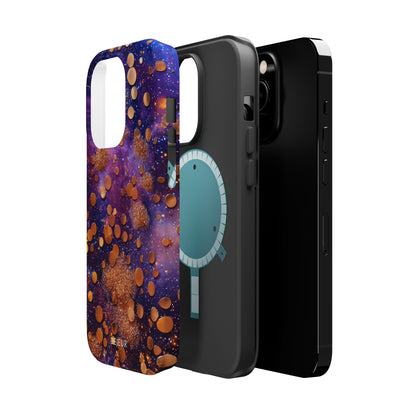 Cosmic Glitter Circles - iPhone MagSafe Tough Case