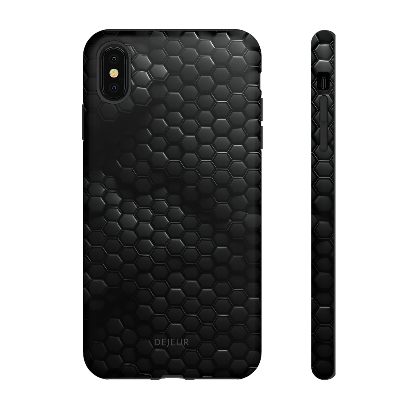 Black Carbon Matrix - iPhone Tough Case