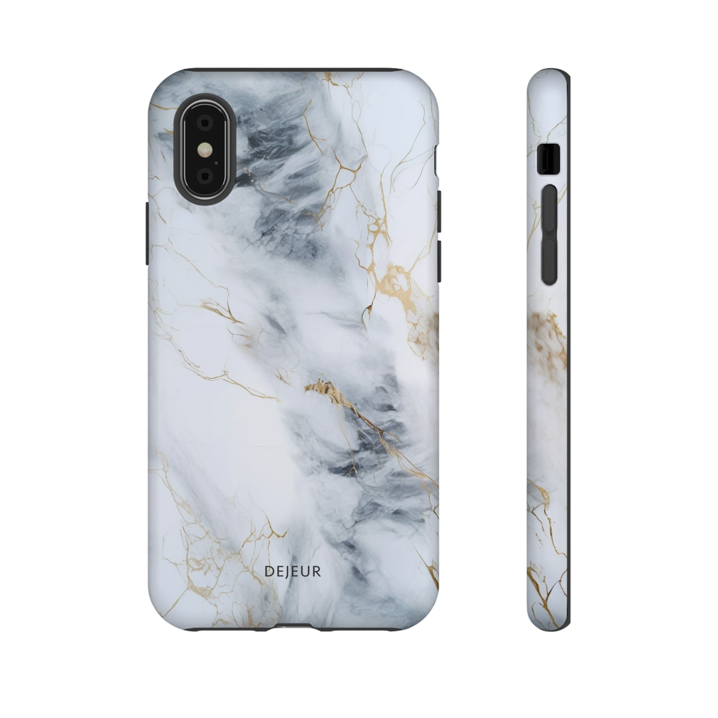 White Gold Marble - iPhone Tough Case