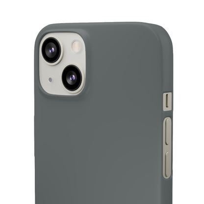 Graphite Grey - iPhone Snap Case