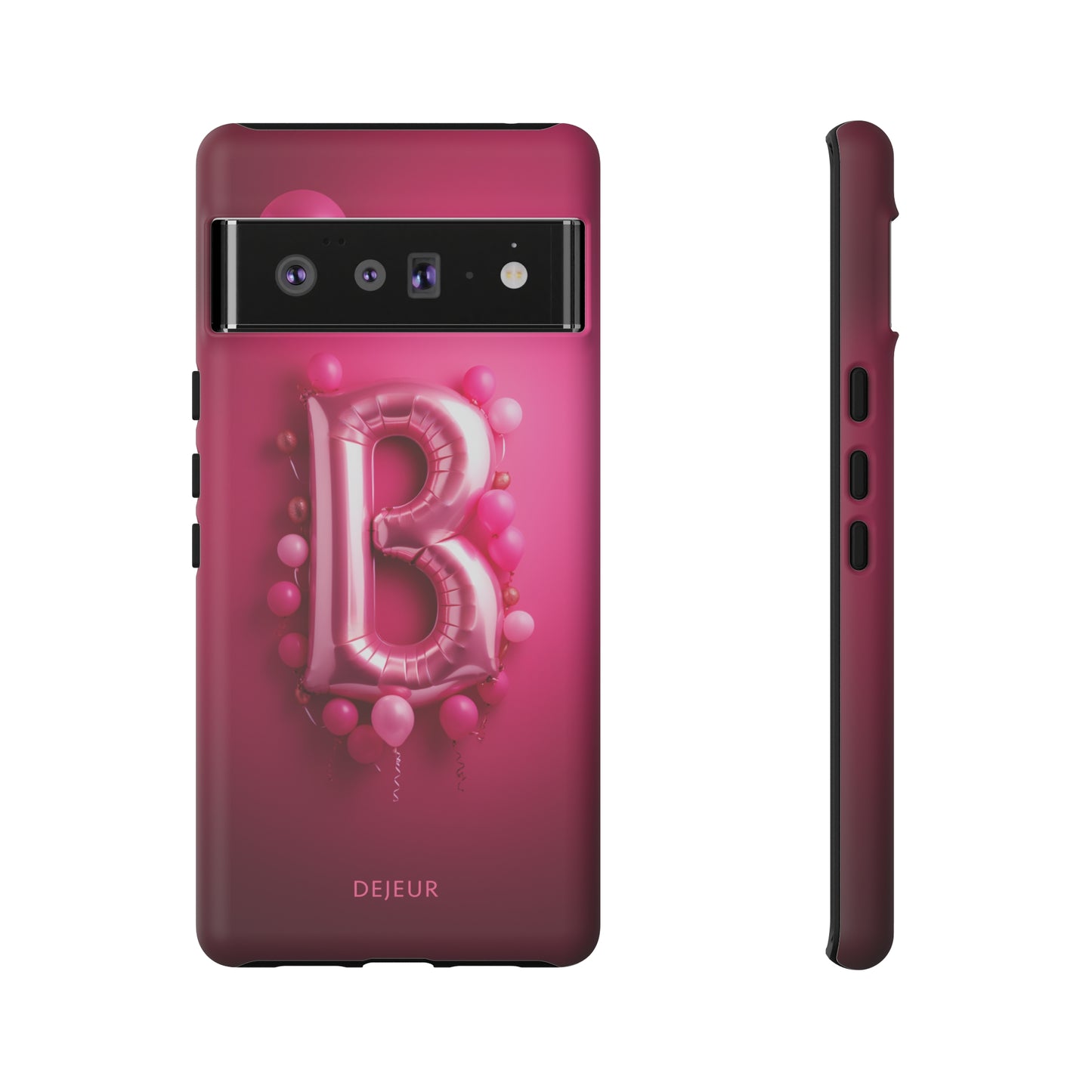 B Magenta Pink Balloons - Google Pixel Tough Case