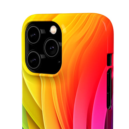 Rainbow Layers - iPhone Snap Case