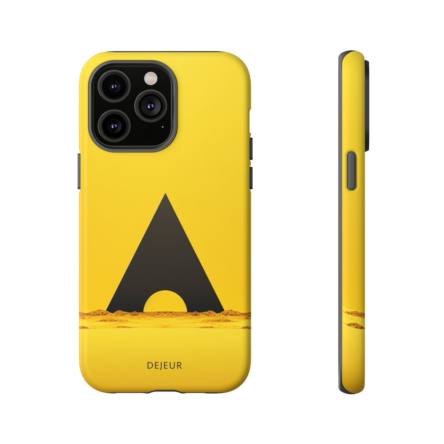 Sun Triangle Yellow - iPhone Tough Case