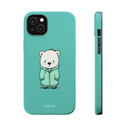 Aqua Coat Bear - iPhone MagSafe Tough Case