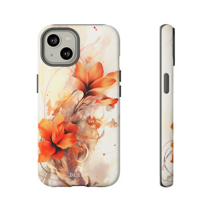 Classic Floral Beige - iPhone Tough Case