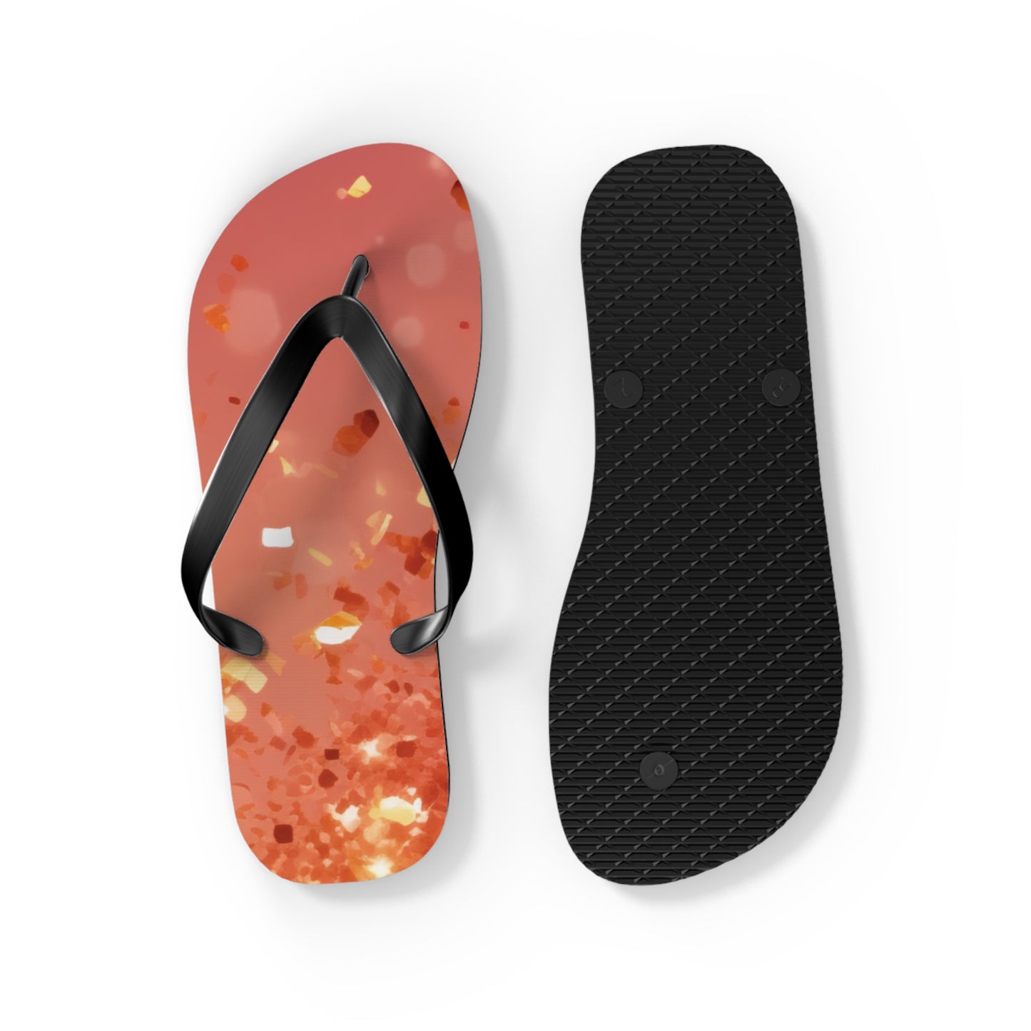 Rose Confetti Glitter - Flip Flops