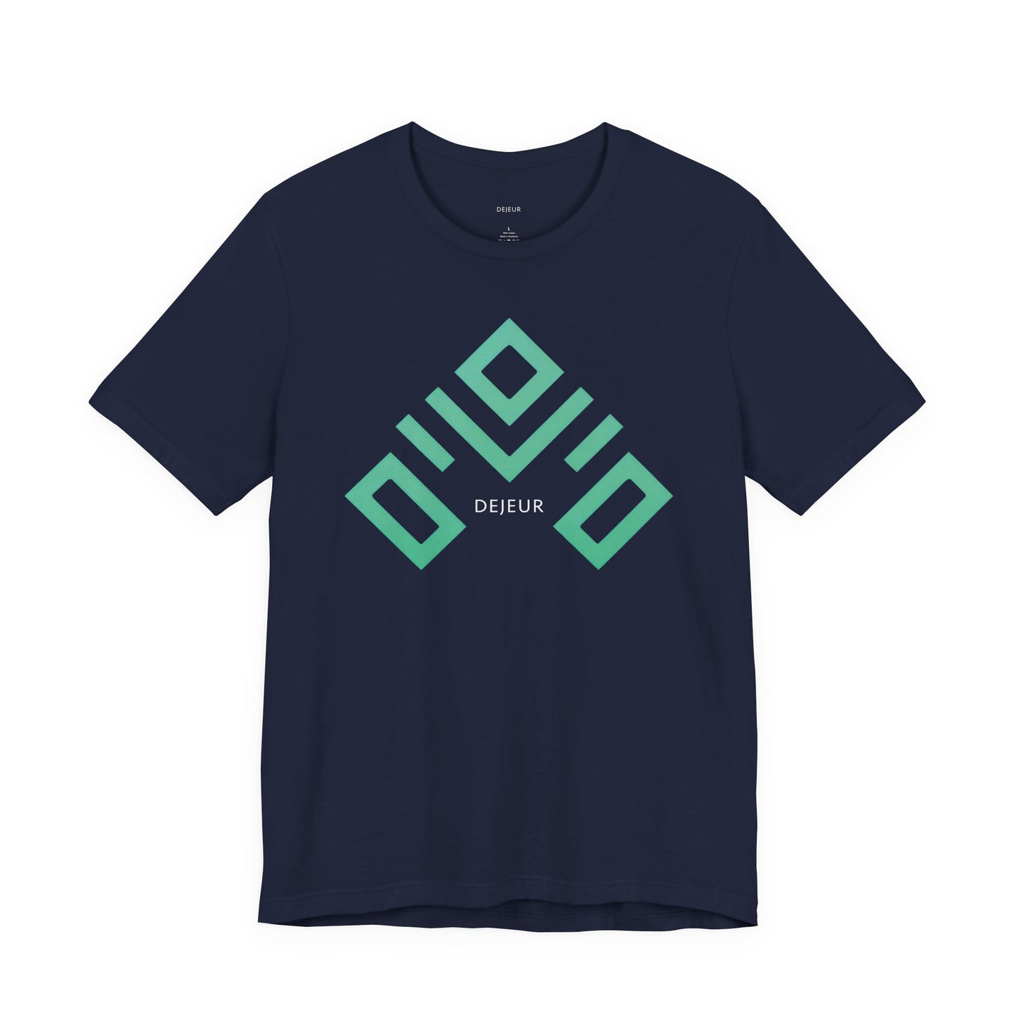 Angular Ascent Turquoise Geometry - T-Shirt