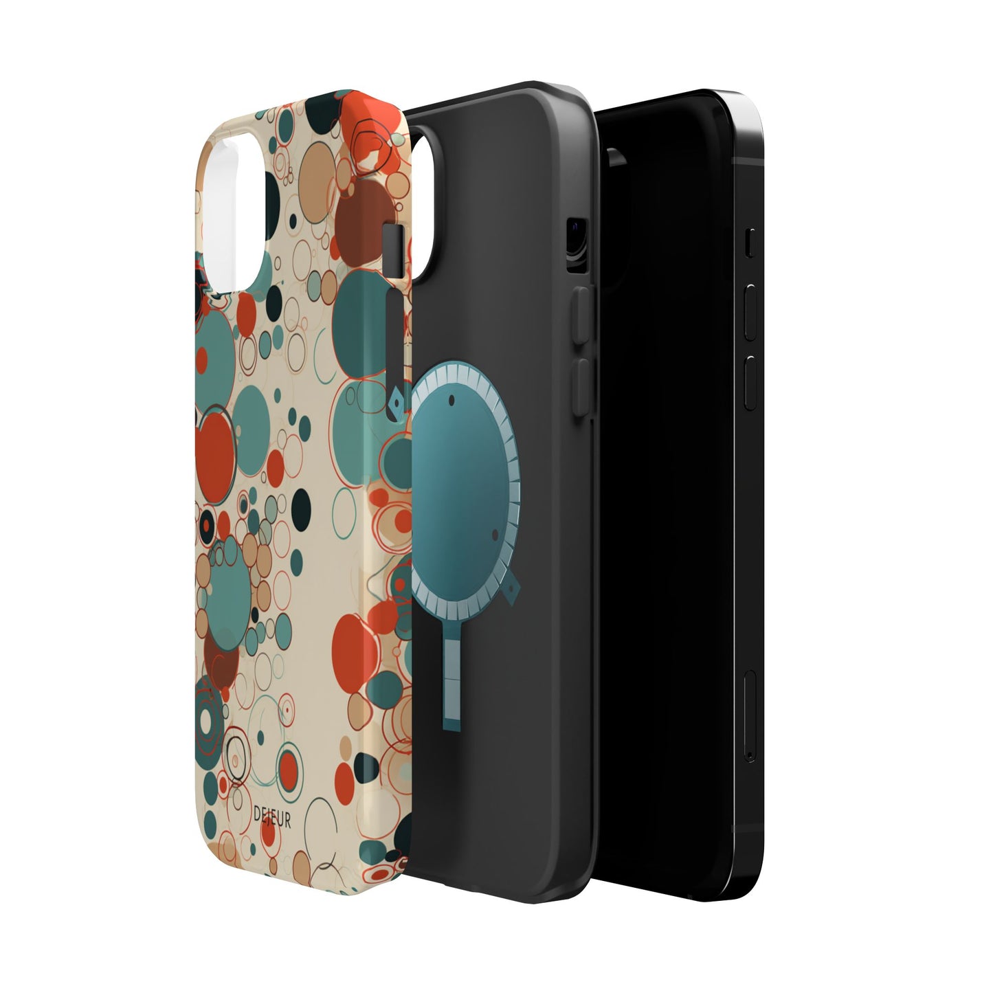 Pastel Line Circles - iPhone MagSafe Tough Case