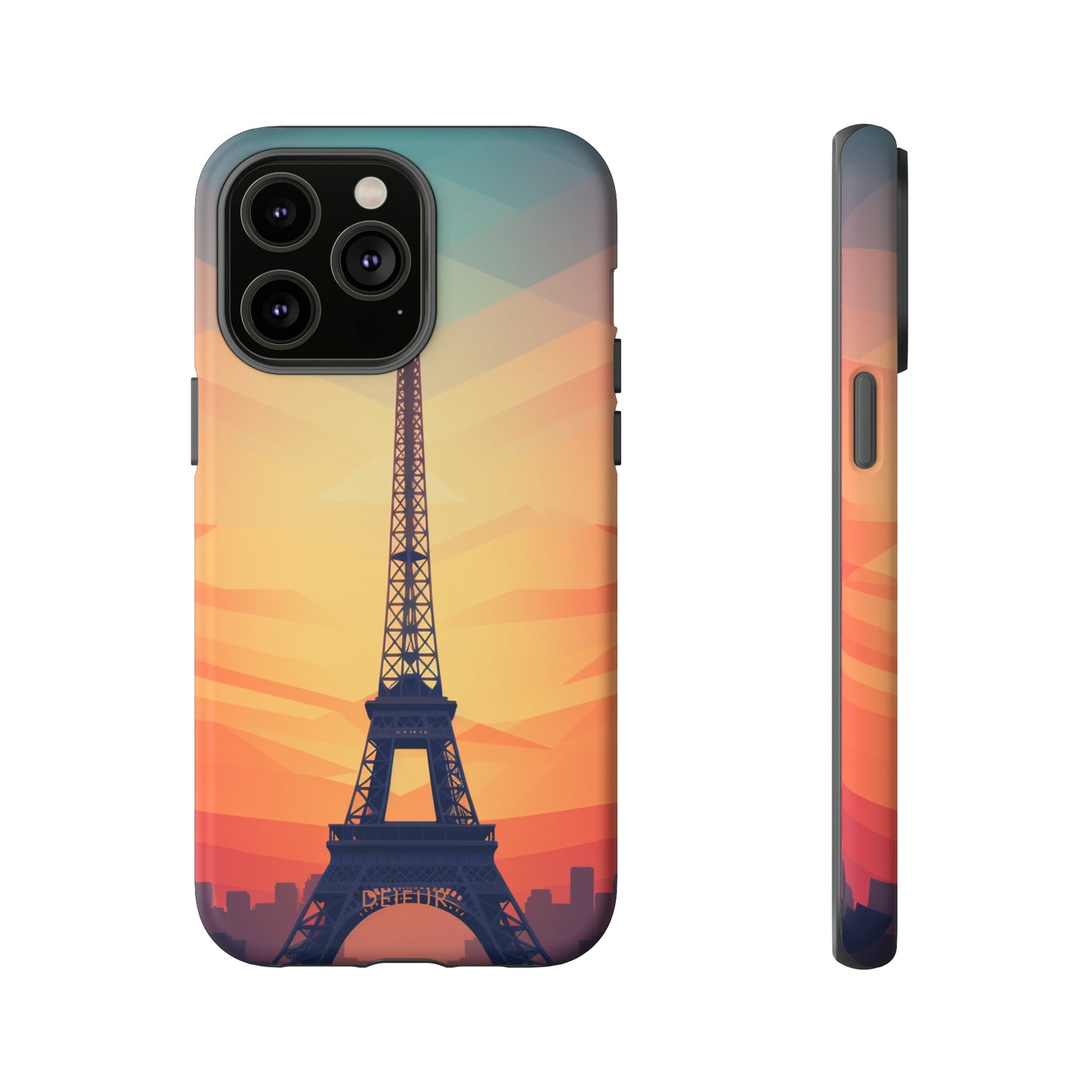 Eiffel Tower Sunset - iPhone Tough Case