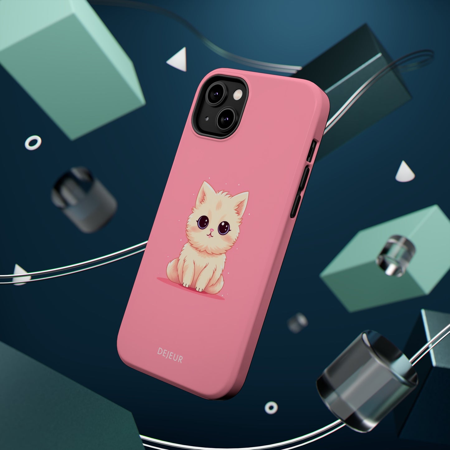 Candy Floss Kitty - iPhone MagSafe Tough Case