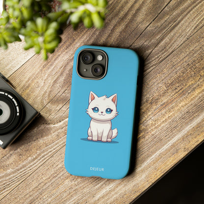 Little Blue Eyed Cat - iPhone Tough Case