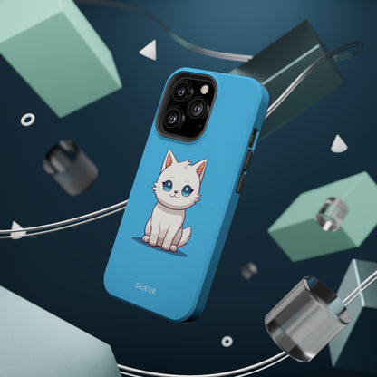 Little Blue Eyed Cat - iPhone MagSafe Tough Case