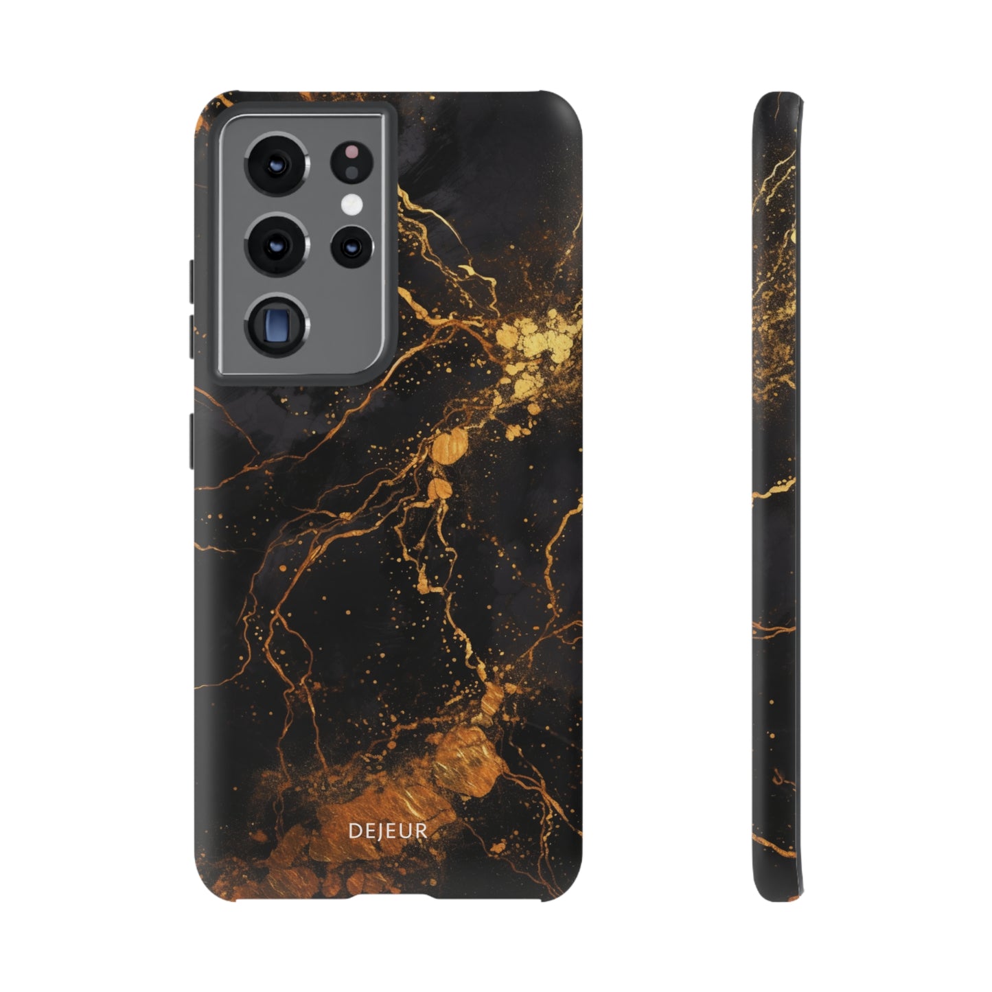 Dark Gold Amber Marble - Samsung Galaxy Tough Case