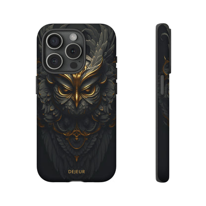 Golden Dark Owl - iPhone Tough Case